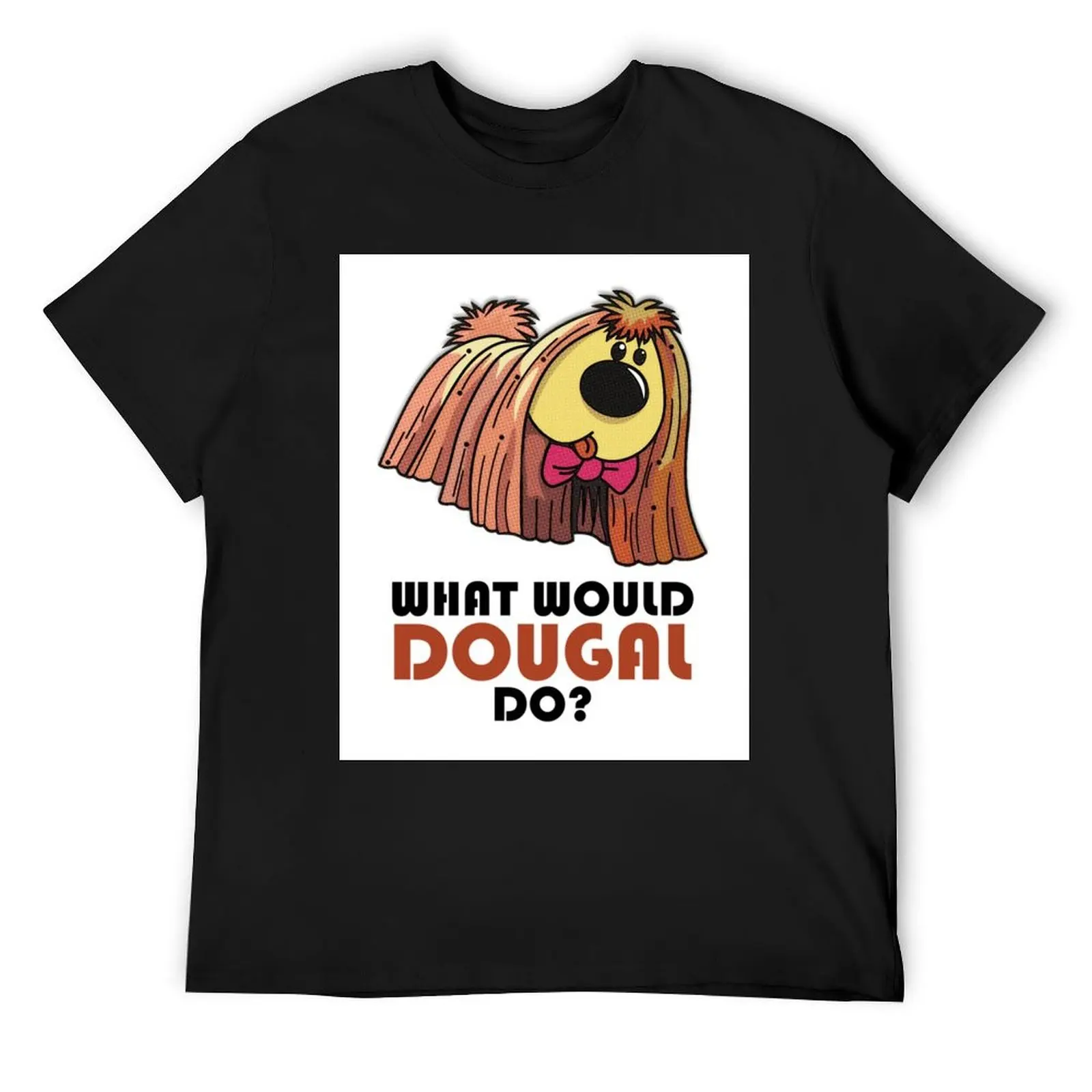 เสื้อยืดออกแบบโลโก้ Dougal Magic Roundabout ย้อนยุค 1970