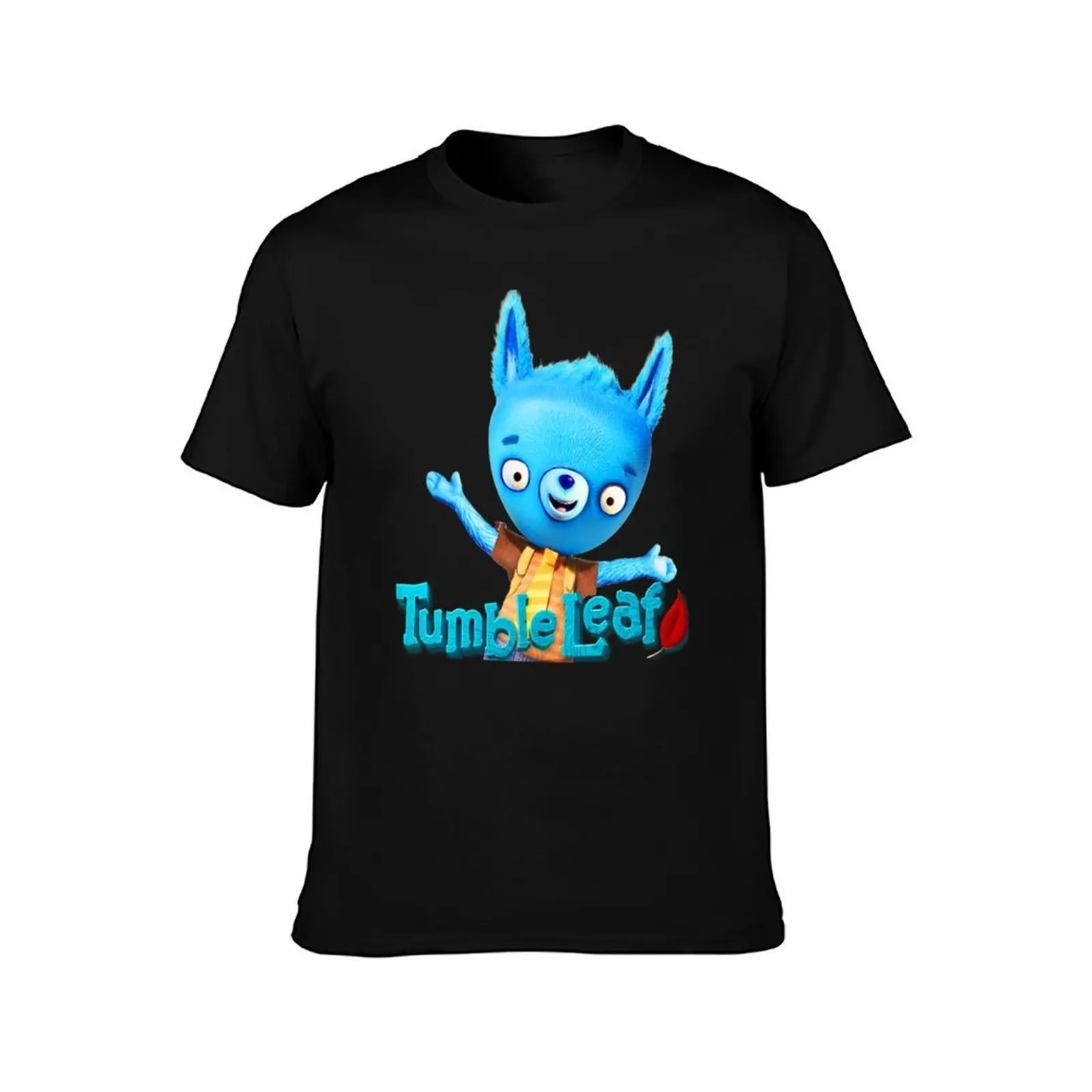 Tumble Leaf characters tumble leaf season 5 stuffed animal birthday T-Shirt, Summer Casual Cotton Tee, Oversized Streetwear Tops