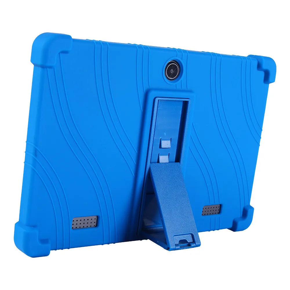 Shockproof Soft Silicone Tablet Case For Bmax I9Plus 10.1 inch Adjustable Stand Full Protective Cover