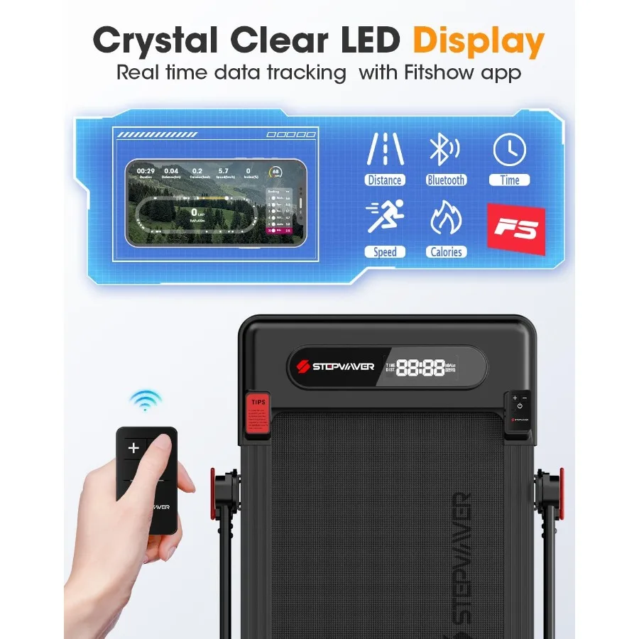 Большая прогулочная площадка с ручкой, расширенный беговой ремень 17 дюймов, беговая дорожка с наклоном 15%, 7,6 миль в час, беговая дорожка мощностью 3,0 л.с.