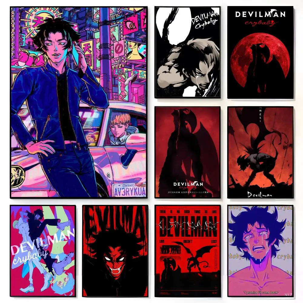 Anime D-Devilman C-Crybaby Poster American Film Mural Home