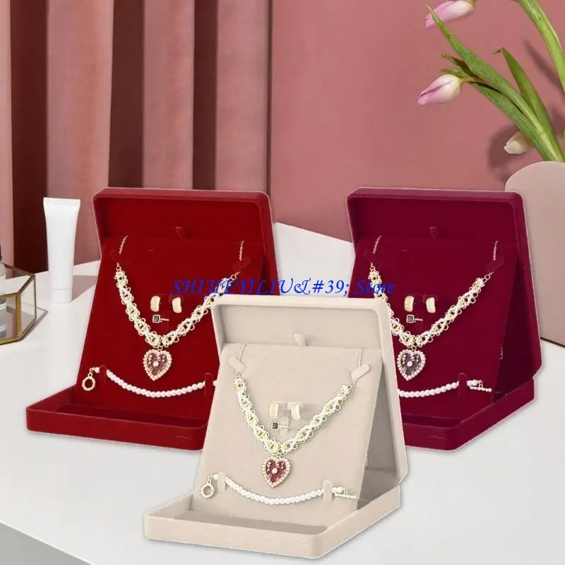 

E21F Velvets Jewelry Congles Conlares Серьги и браслетные наборы для хранения