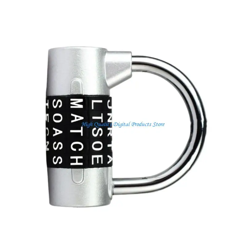 U2je Türgriff Passwortverriegelungs Kombination Padlock -Sicherheitsschloss für den Aufbewahrungsschrank