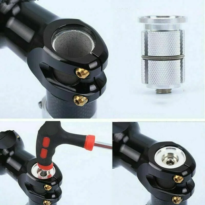 Toseek Bicycle Headset Expander Top Cap Carbon Fiber Stem Top Cap Aluminum Alloy Headset Expander Cover Bike Accessories