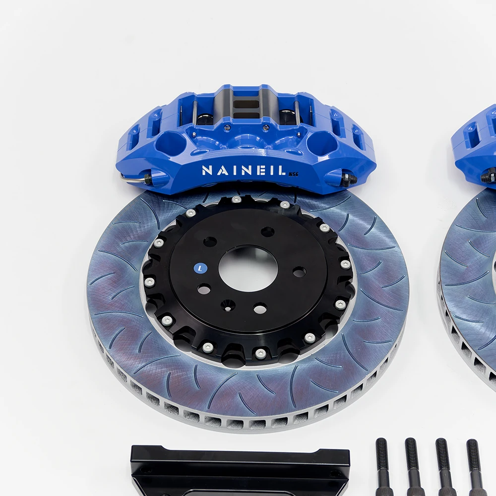 Performance Auto Brake Systems 6 Piston Forged Calipers Big Brake Kit for VW Golf 7R MK6 GTI MK5 R32 #3