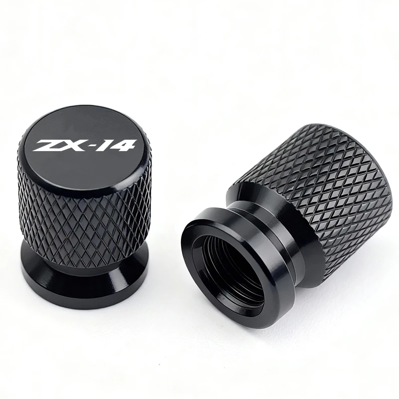 อุปกรณ์ตกแต่งรถจักรยานยนต์ ฝาครอบจุ๊บลมล้อแบบกำหนดเอง สำหรับ Kawasaki Ninja ZX14 ZX 14 14R ZX-14 ZX-14R