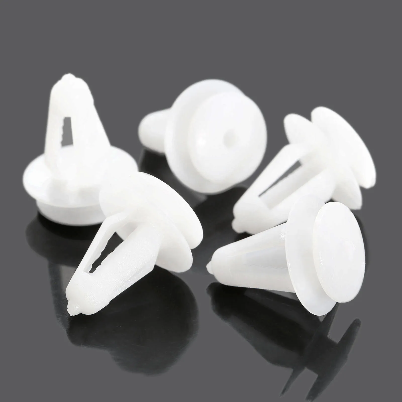 Yetaha 50pcs 7mm Hole Trim Retaining Clips/Fasteners  Door Trim Rivets Panel Locator Push Bumper Retainer Car Styling Kit