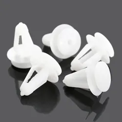 Yetaha 50pcs 7mm Hole Trim Retaining Clips/Fasteners  Door Trim Rivets Panel Locator Push Bumper Retainer Car Styling Kit