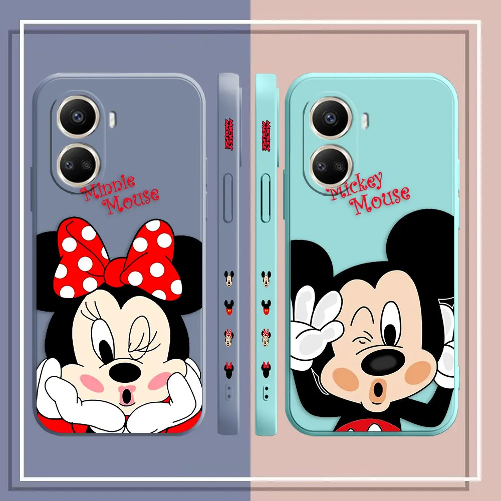 M-Minnie M-Mickey Mouse Phone Case For Huawei NOVA 9 8 7 6 5I 5 4 3 3I 2 SE Y70 Y7 Y9 2019 PRO PLUS 5G Silicone Case Funda Shell