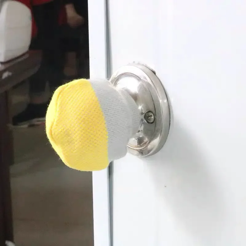 4 Pcs Luggage Wheel Cover Multi Purpose Knit Wheel Cover Can Be Used for Luggage Wheels Round Door Handles Office Chair Wheels