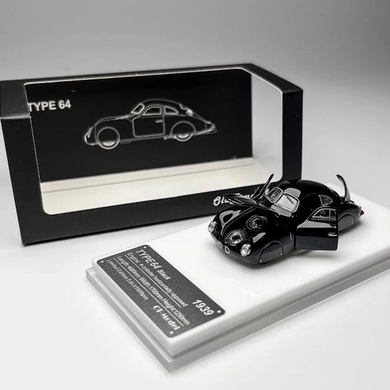 

Модель OldTime 1:64 Type64 1939, модель автомобиля из сплава, статическая коллекция, украшенные праздничными подарками, игрушки