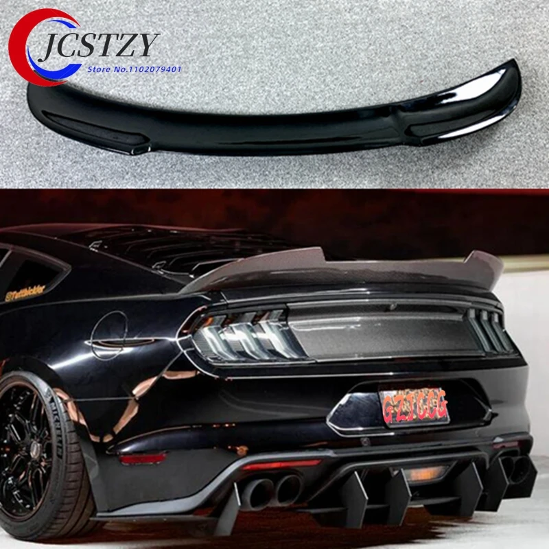 High quality carbon fiber / FRP  rear wing torso lip spoiler for Ford Mustang 2015 2016 2017