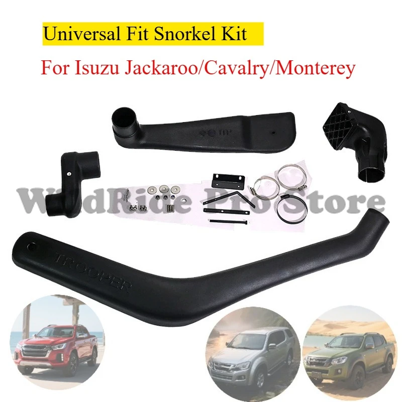 

Universal Snorkel Kit for Isuzu Trooper/Jackaroo 4x4 Waterproof Air Intake Off-Road SUV Wading SIJ200