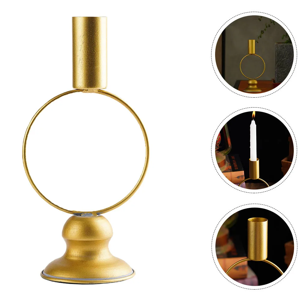 

Iron Holder Vintage Style Stand Ideal for Table Centerpiece Wedding Party Decoration Candlestick Holders