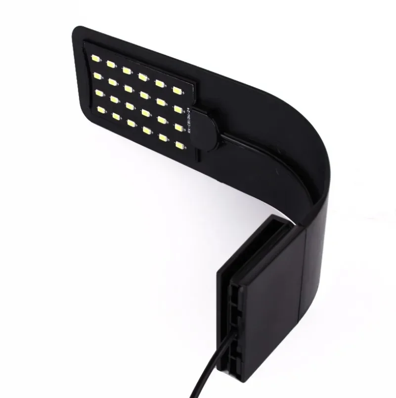 

5W 12 LEDs Aquarium Light Lighting plants Grow Light Aquatic Plant Lighting Waterproof Clip-on Lamp For Fish Tank