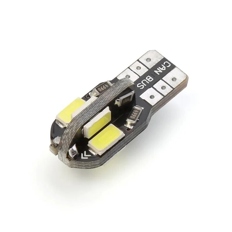 Imagem -03 - Lâmpada de Substituição Led para Car Interior Dome Reading License Plate Light Lâmpadas Led Canbus 8smd 5730 12v 10x W5w T10