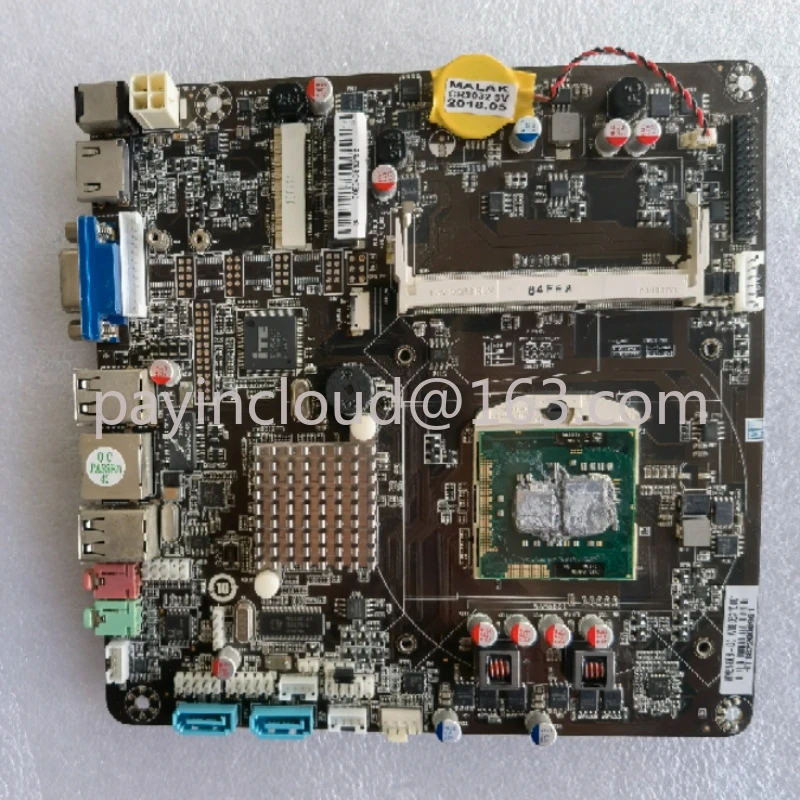 Hm55 All-in-One Machine Mainboard Industrial Control Mini Motherboard with I5 M520 CPU LVDS Screen 17 * 17cm All-in-One Machine