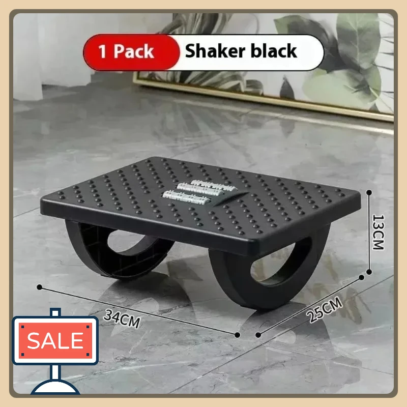 180° Rocking Office Foot Pedal - Half-Circle Stirrups with Anti-Twisting Legs | Under-Table Use for Relaxation & Leisure