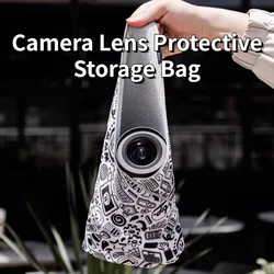 Camera Lens Protective Wrap Cloth Cosmetics Bag Storage Cloth Female Toiletry Kit Bag  Magic Folding Cloth SLR Lens Storage Bag