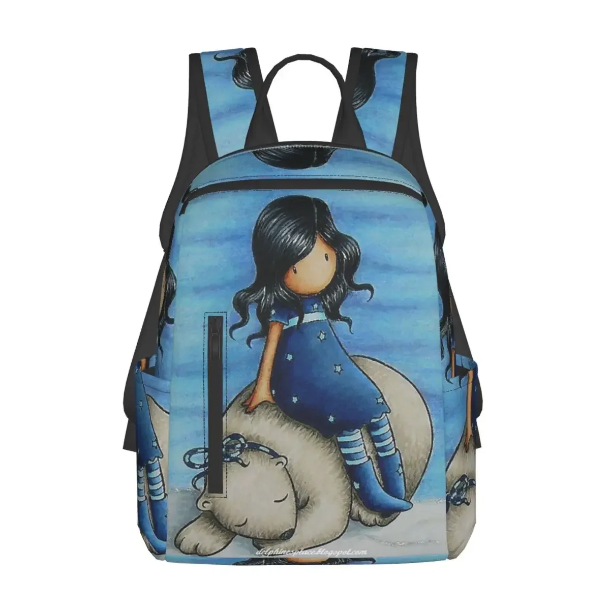 

Santoro Gorjuss Backpack Daypack Large Capacity Children BookBag School Bag Shoulder Bags for Men Women