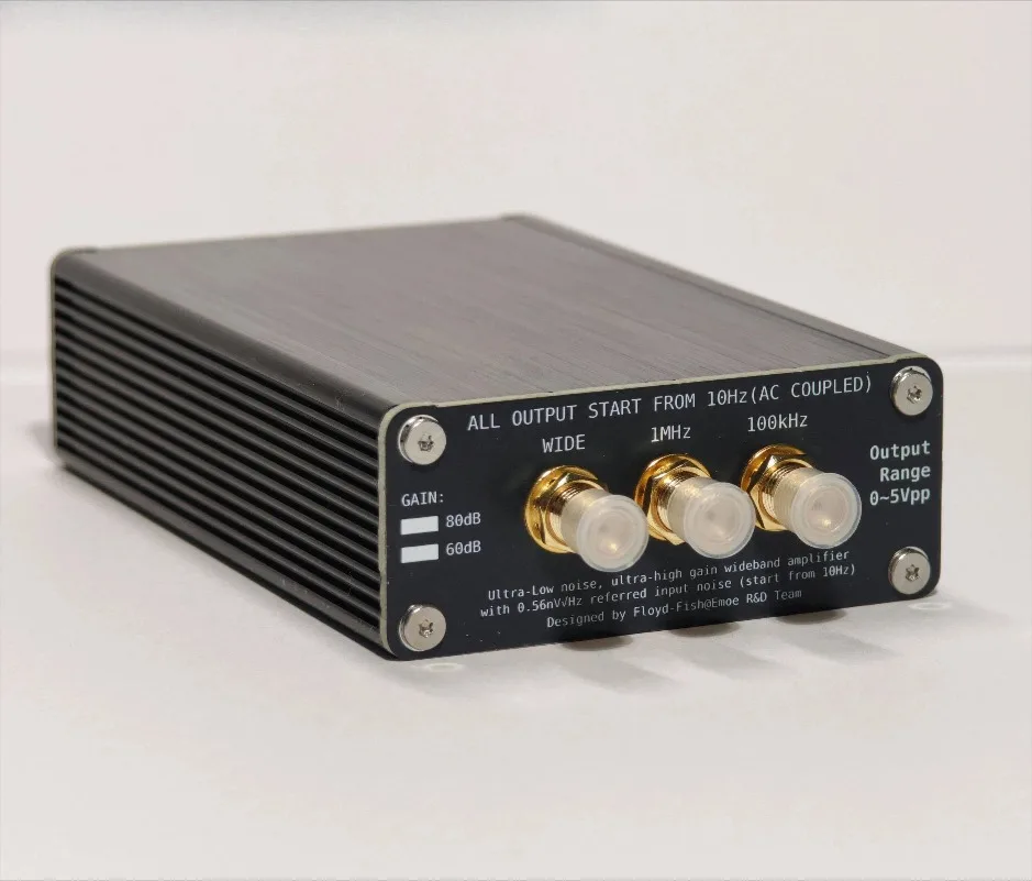 EmoeNAP ultra-low input noise weak signal amplifier op amp LDO benchmark wideband noise test