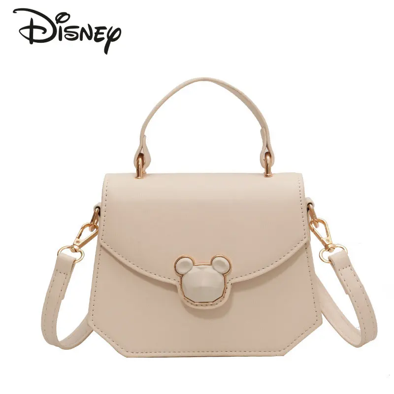 

Disney Mickey New Women's Handbag Fashion Advanced Design Sense Shoulder Bag Popular Solid Color Versatile Women's Crossbody Bag