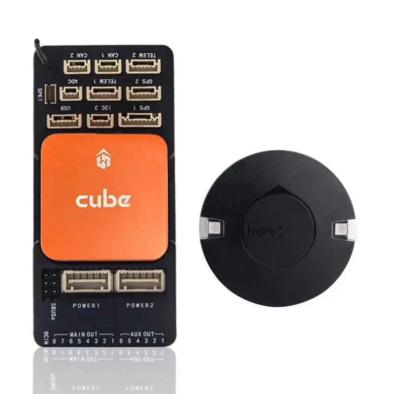 2025Agriculture Sprayer Accessories PX4 HEX Pixhawk Cube Orange+ Here 3 GPS GNSS m8p W/ADS-B Carrier Board Flight Control