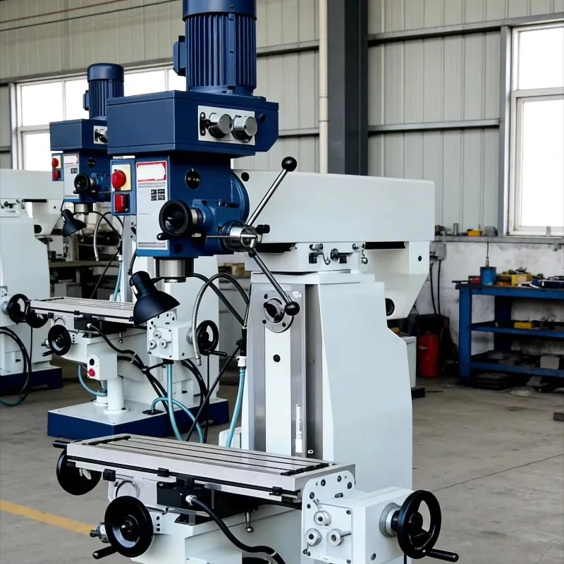 New Universal Vertical Milling Machine ZX7550CW R8 Spindle 220/380V High Productivity Medium Duty Drilling And Motor