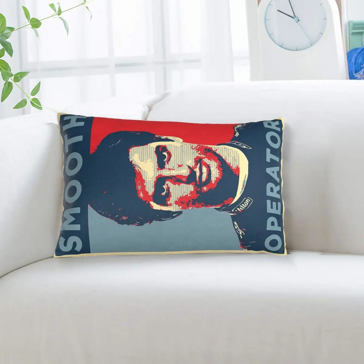 Funda de almohada rectangular Rainbow Girls Boys Carlos Sainz Smooth Operator Great Men Wom, funda de cojín para dormitorio, cama, hogar