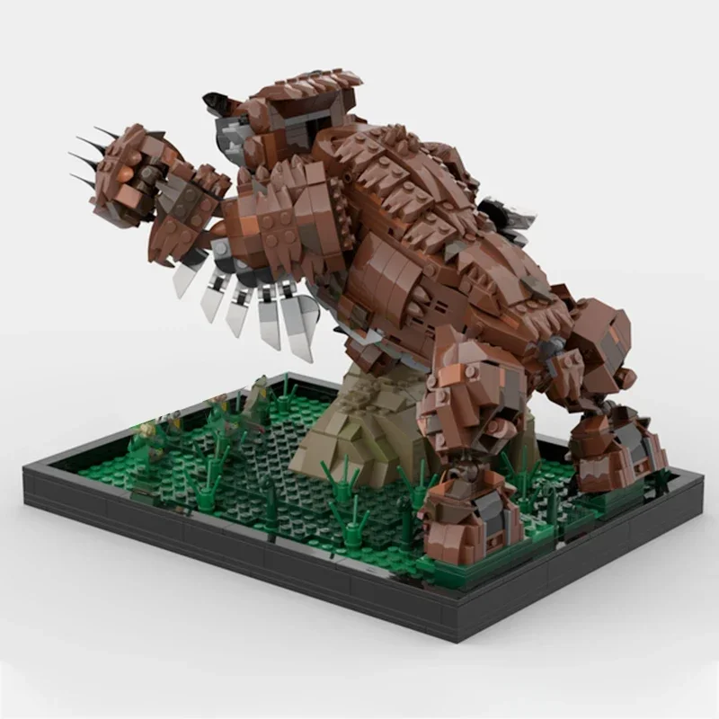 Neue Idee Monster Modell Moc Bausteine mächtige mysteriöse Eule Bär Technologie blockiert Geschenke Weihnachts spielzeug DIY setzt Montage