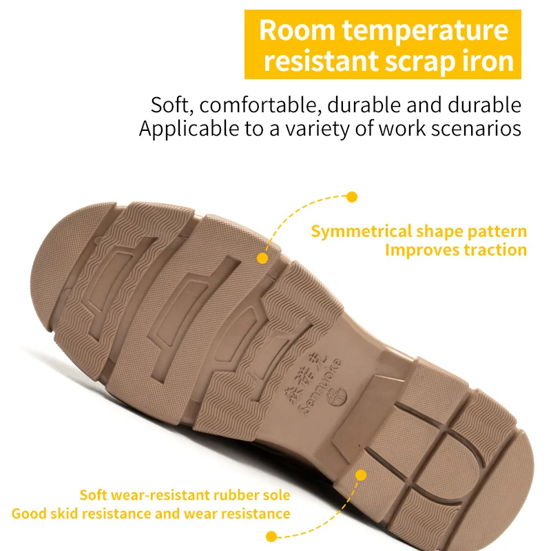 남성용 안전 신발, 보안 보호 산업 안전 부츠, 작업용 남자 신발