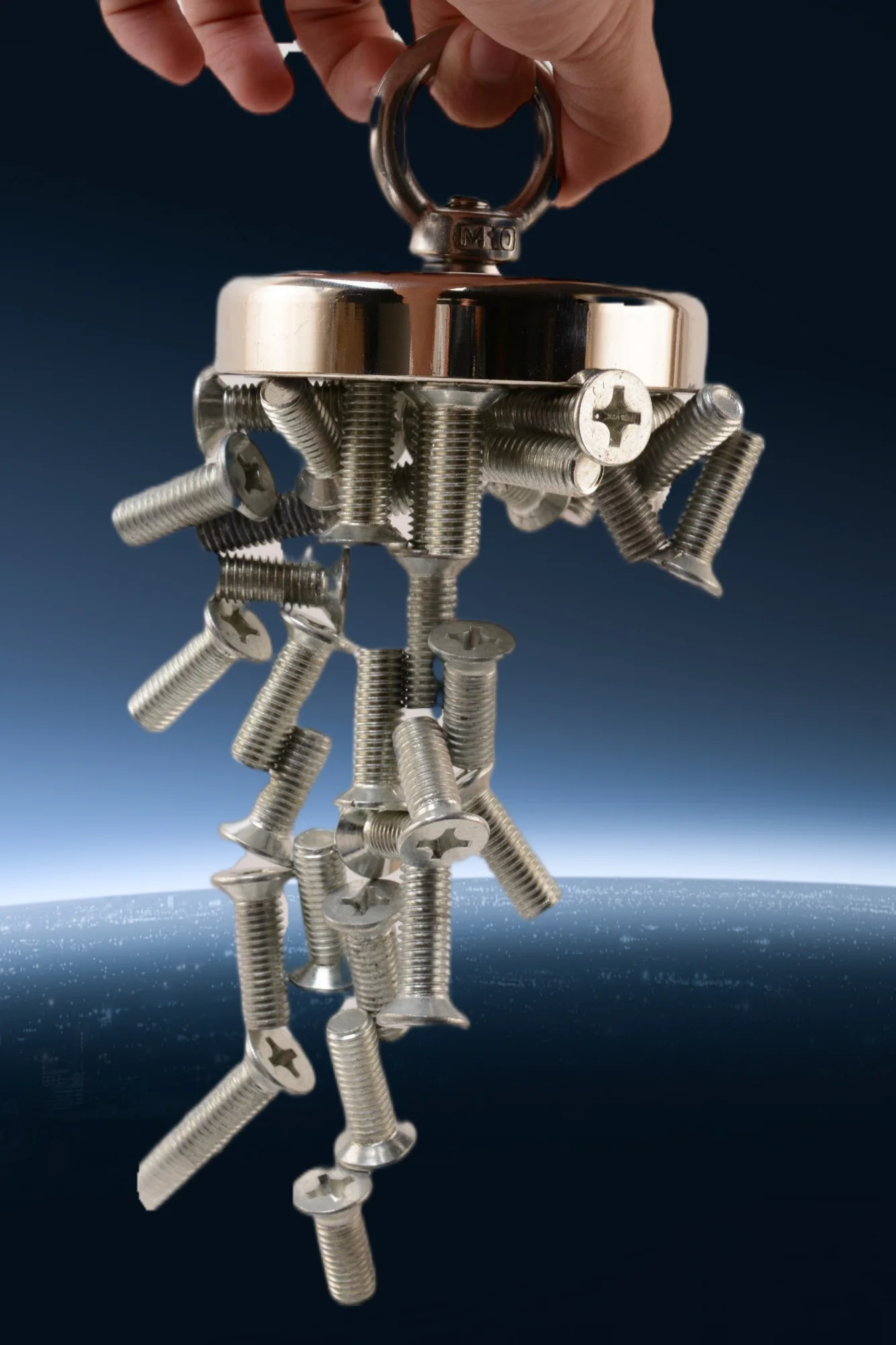 مجموعة مغناطيس الصيد D60MM قطعة واحدة، مغناطيس النيوديميوم، مثالية لجمع المعادن والمطبخ والإنقاذ في الهواء الطلق وصيد الأسماك #5