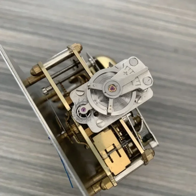New Pure Copper Small Desk Clock Machine Movement Bronze Bell Table Clocks Accessories Give The Correct Time Clock Movement
