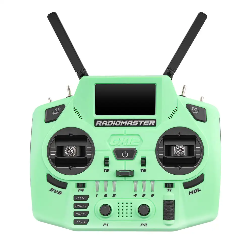 Radiomaster GX12 Crush 2.4G Dual 1W Gemini Xrossband ELRS Radio Transmitter Controller - Mode2 / Left-hand Throttle
