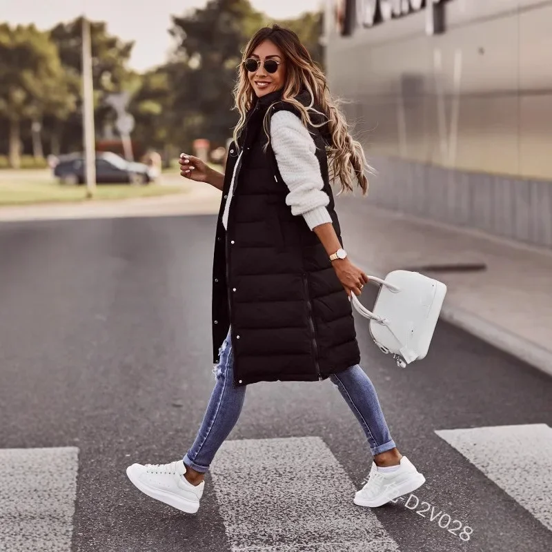 حار بيع الموسم أتمنى بلون مقنعين زر واحد منتصف طول سليم صالح سترة سترة أعلى جودة التصنيع الصيني #3