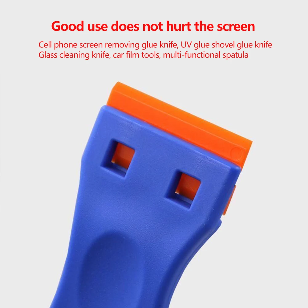 Paint-Safe Plastic Scraper - Car Sticker & Film Remover for Auto Maintenance & Home Cleaning