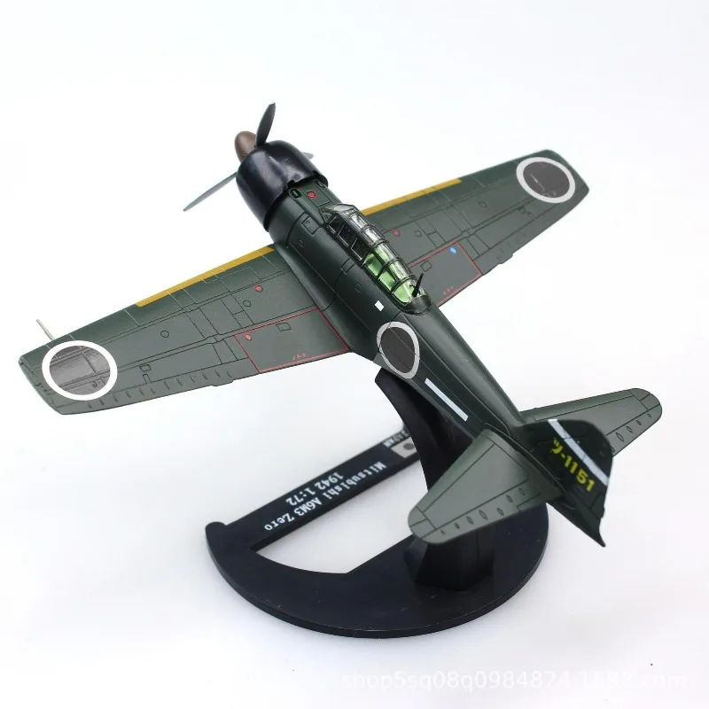 

Cool Stuff Toy Car Funny Gift-1:72 Scale Alloy A6M3 Aircraft Model with Bracket,Military Model,Collection Ornament,Toys for Boys