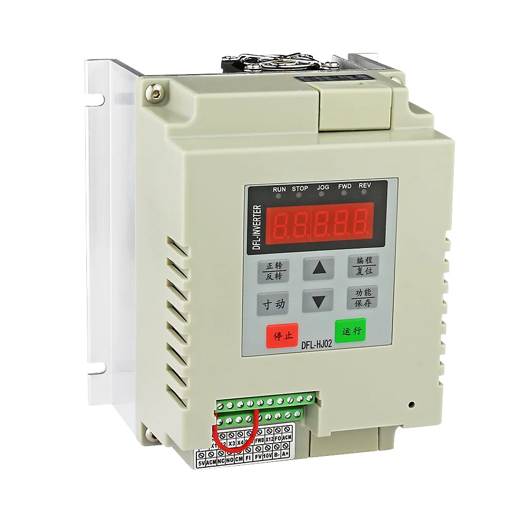 Household 220V single-phase water pump constant pressure water supply inverter, two-phase two-wire output two in and two out