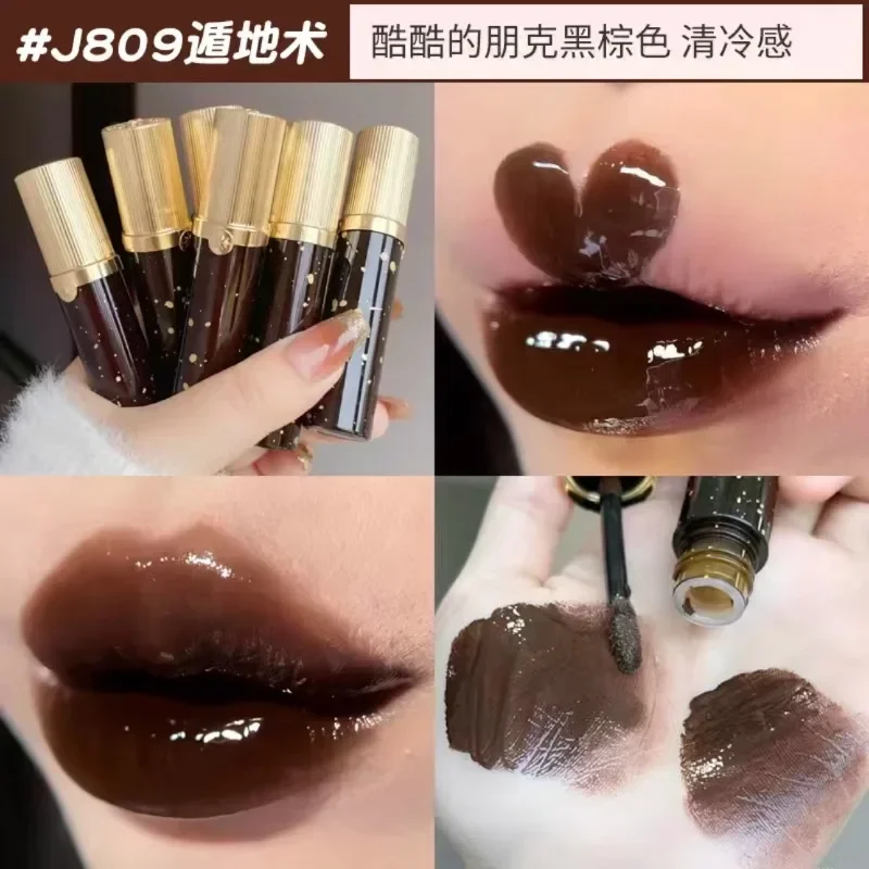 Girlcult Lip Glaze Mirror Black Punk Lip Gloss Moisturizing Glitter Makeup Girlcult Liquid Lipstick High Quality Beauty Cosmetic
