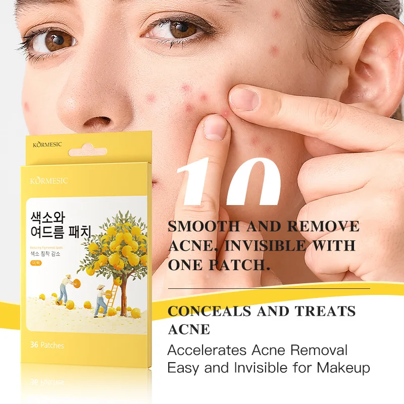 KORMESIC Pomelo Spf 50 Sunscreen Stick Spots Patche+Cream+Cleansing Pads+Serum Hydrating Moisturizing Facial Skin Daily Care Set