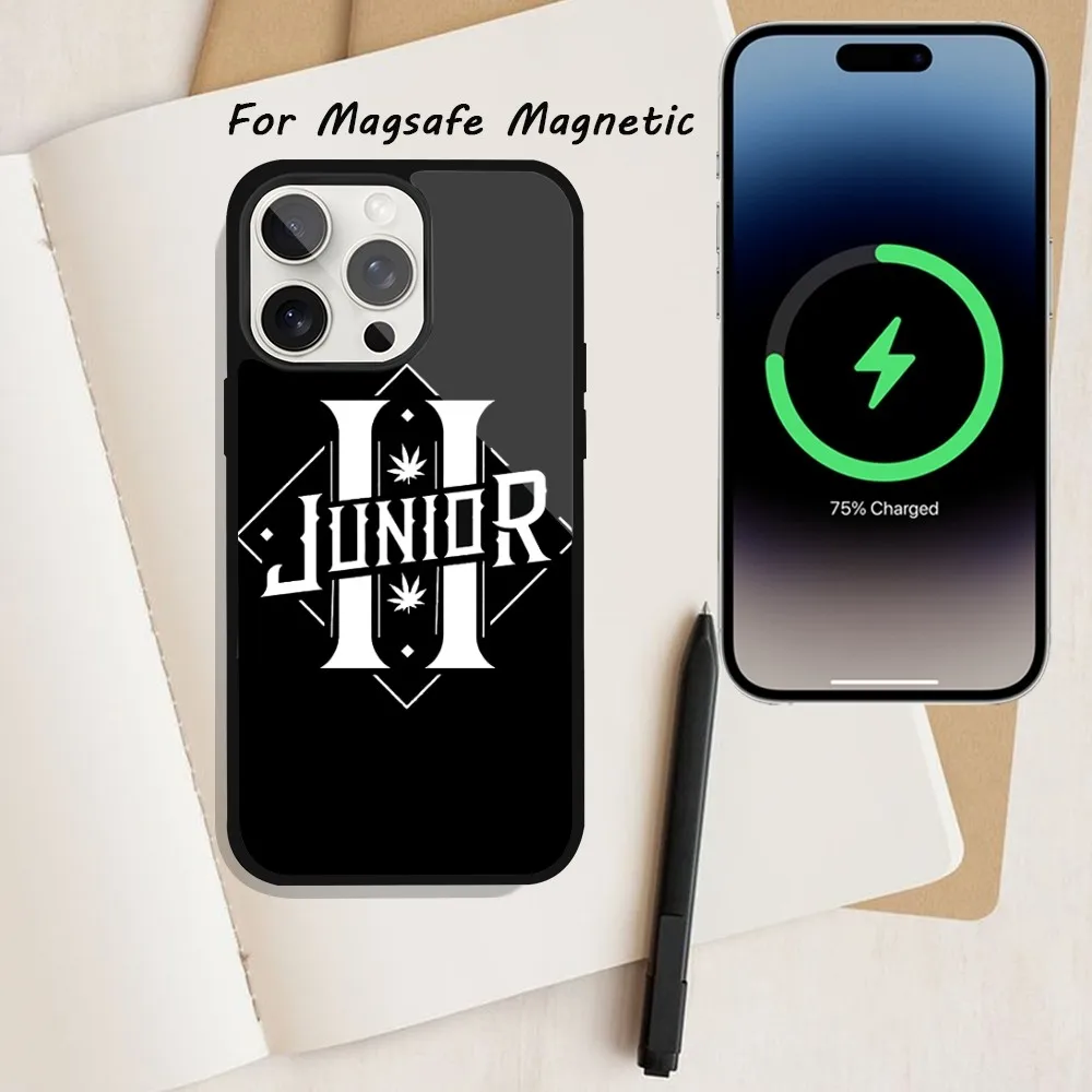 Singer J-Junior H Phone Case  For iPhone 15 12 13 14 11 Pro Plus Max Magsafe Magnetic Wireless Charging shell