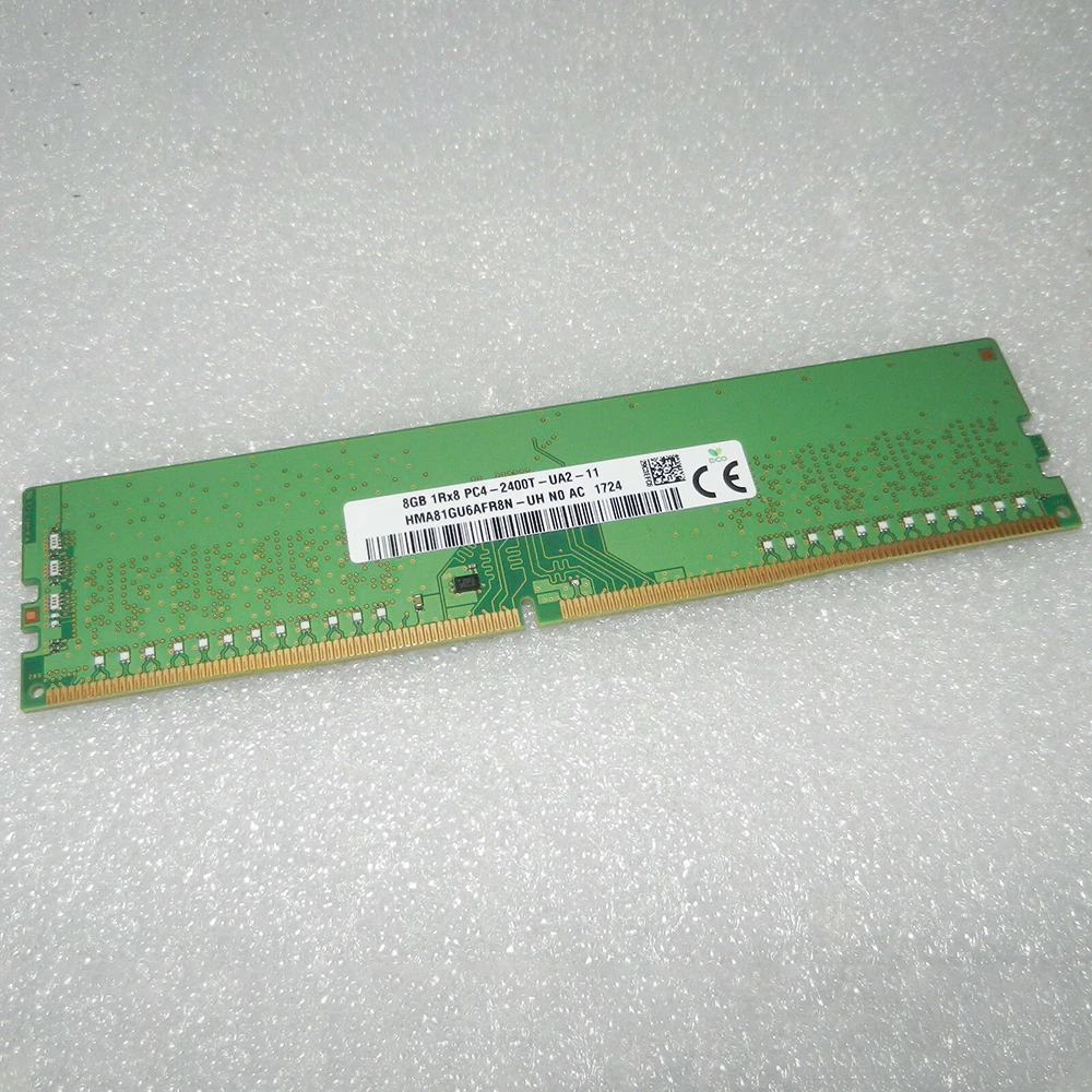 

8GB 8G 1RX8 PC4-2400T DDR4 2400MHZ ECC RAM For SK Hynix Memory