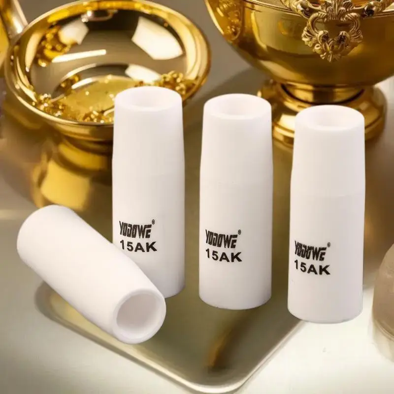 1/5 Stuks 200A 15AK Bescherming Mondstuk Euro Stijl Lassen Shield Cup Gas Afgeschermde Mondstuk Voor Gelaste fakkel Accessoires
