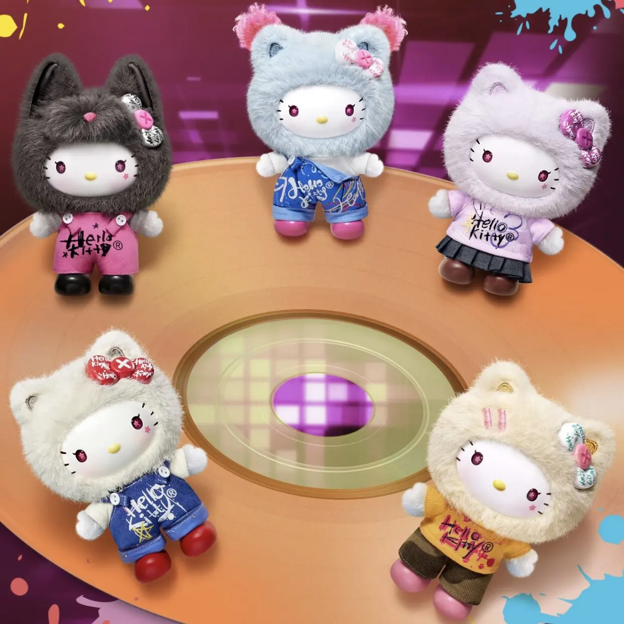 NEW Hello Kitty Graffiti Series Blind Box Trendy Collectible Toy