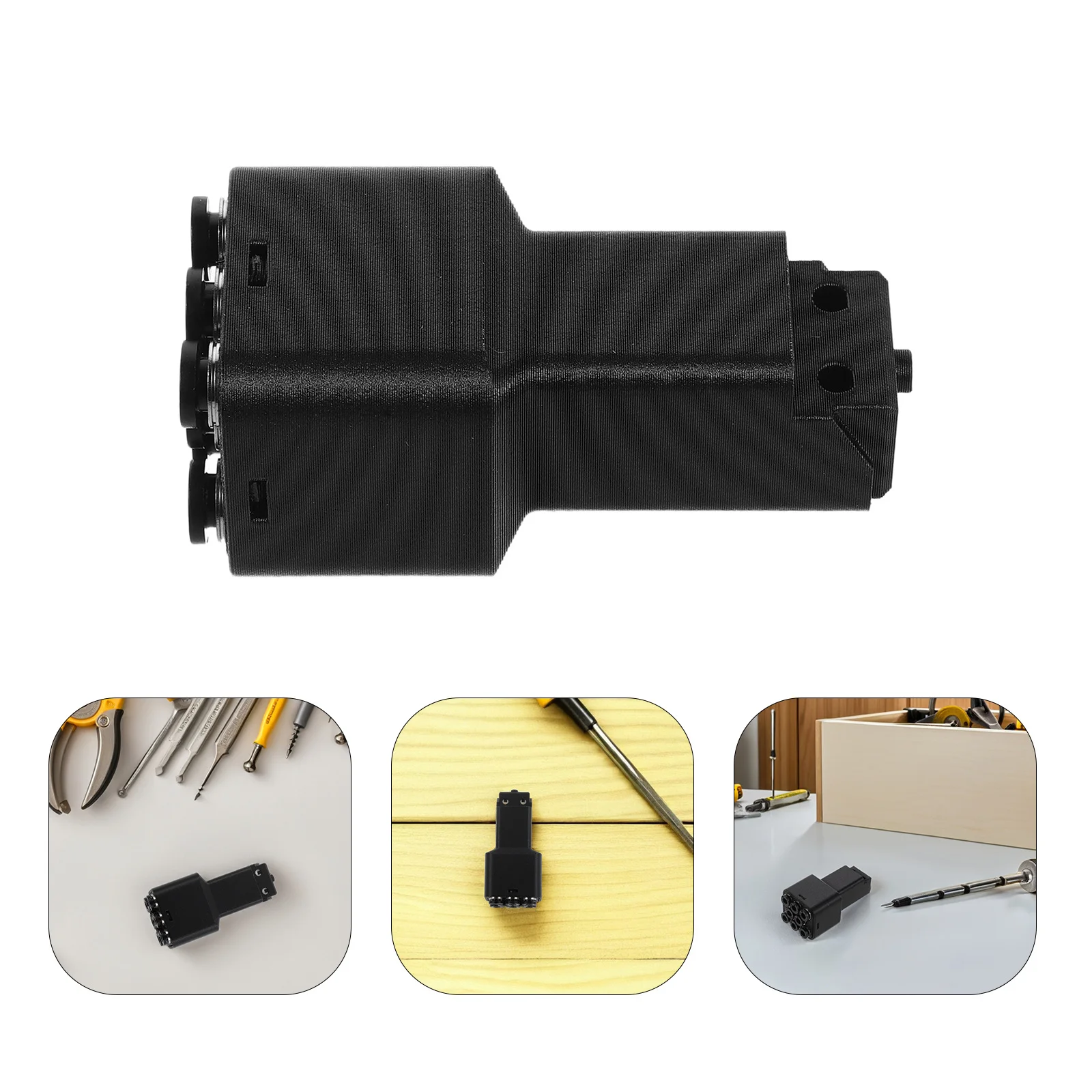 

Filament Hub 3D Printers Replacement Parts Accessories Black Space-Saving Multifilament Feeding Tool for Precision Filament