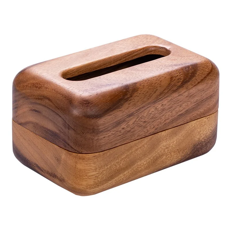 

Wooden Tissue Boxes Bread-Shaped Tissue Storage Box Napkin Case Tissue Holder Napkin Holder Ornaments Crafts For Table