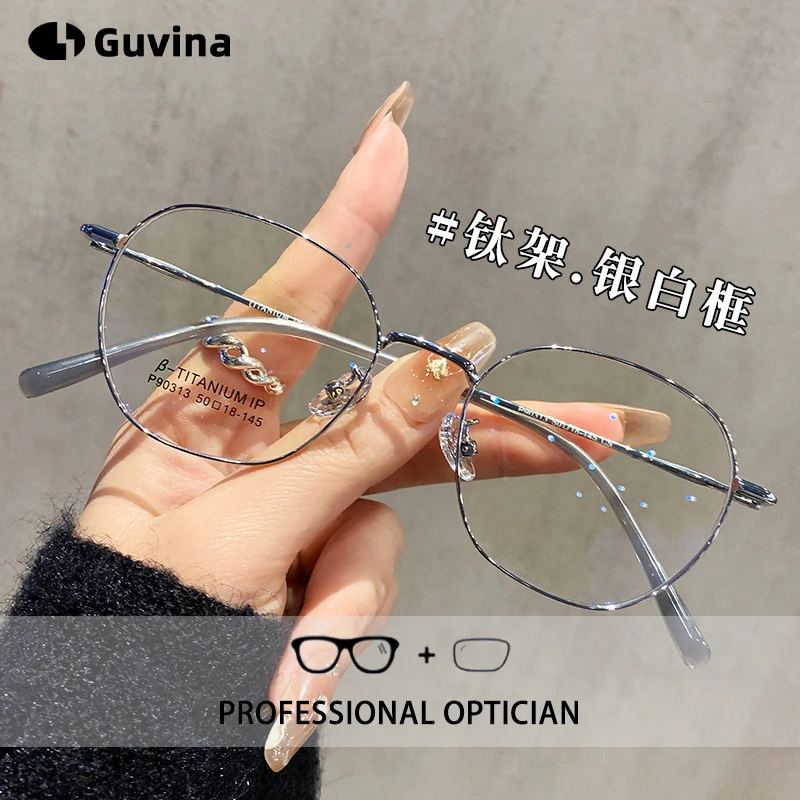 ultra-light-titanium-womens-polygon-frames-prescription-eyewear-blue-light-filter-progressive-lenses-photochromic-eyewear-black