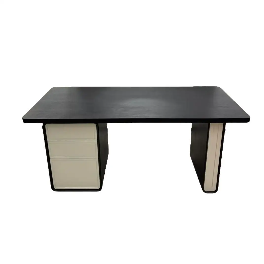 

Новый итальянский дизайнерский стол начальника из цельного дерева, стол 1,8 метра, домашний кабинет, современный настольный компьютерный стол