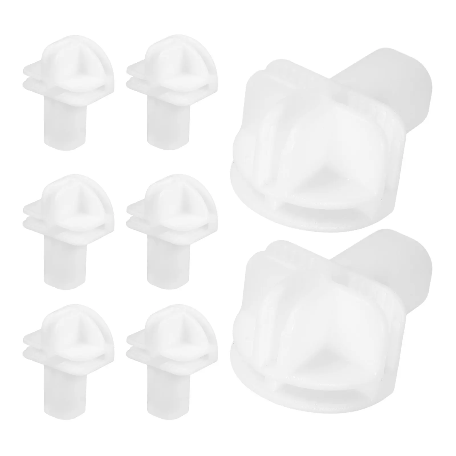 8Pcs Modular Closet Connectors Plastic Shelf Assembly Buckles for Wire Cube Storage Shelving DIY Wardrobe Pet Fence Organizer