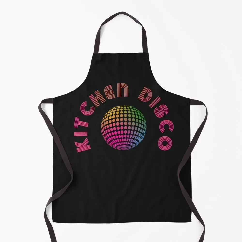 

Retro Kitchen Disco Ball! Apron Woman Kitchens with pockets For Cooking carpenter Apron